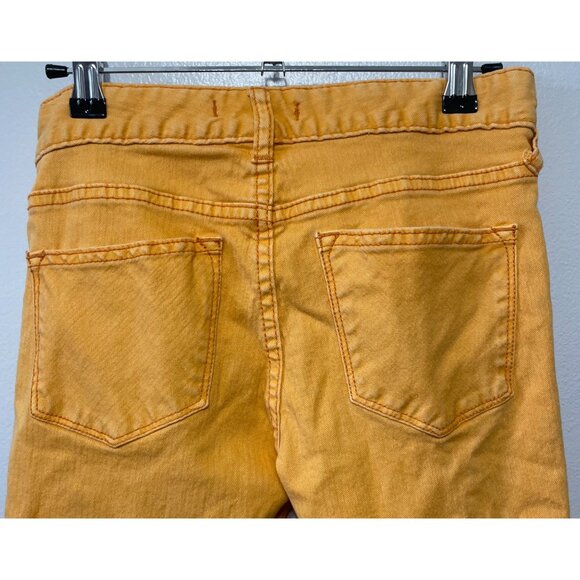 🔥 Free People Orange Skinny Jeans – Size 25 - Picture 3 of 6